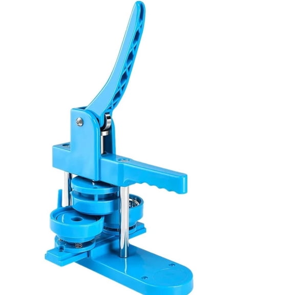 58MM Badge Button Maker Machine with 100Pcs Button Parts Circle Cutter Mold ,Beginner-Friendly