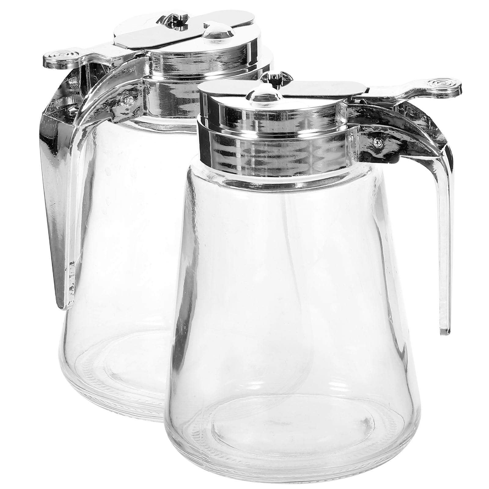 LEXSOMEO 2pcs Sugar Dispenser Creamer Dispenser Syrup Dispenser Condiment Dispenser