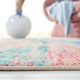 thumbnail image 6 of SAFAVIEH Sequoia Santos Abstract Machine Washable Area Rug, 5'5" x 7'6", Blue/Orange, 6 of 13