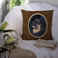 thumbnail image 3 of Carolines Treasures SS8552PW1414 Starry Night Tibetan Mastiff Fabric Decorative Pillow, 14Hx14W, multicolor, 3 of 4
