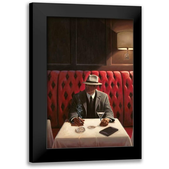 Sullivan, Myles 11x14 Black Modern Framed Museum Art Print Titled - A Chance Encounter 2