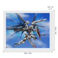 thumbnail image 2 of Diamond Art Kits for Adults - Mobile Suit Gundam Full Drill Diamond Arts for Beginners, Round 5D Paint with Diamonds Gem Art Painting Kits for Home Wall Decor Gifts 16"x20", 2 of 8