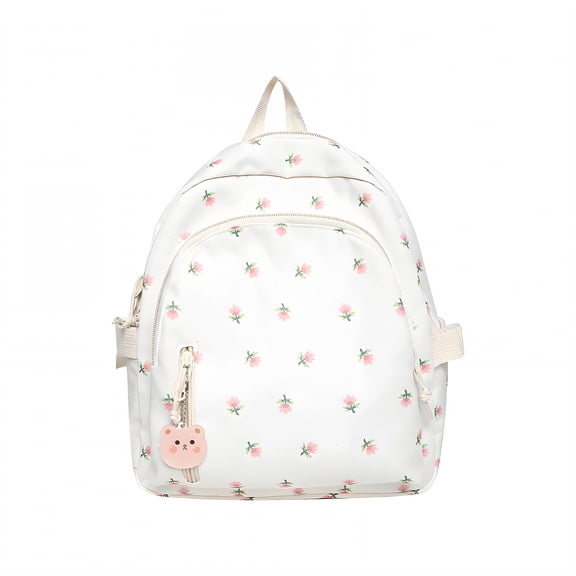 GASTROPOD High School Backpacks,Multi-Compartment Design School Bag,Back Comfort Backpack for Women for Daily Schooling and Short Trips,White