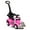 Hot Pink, variant on Hikiddo 3 in 1 Toddler Push Car, Kids Ride on Toy for Toddler Aged 1-3 with Handle, Music - Black