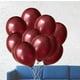 thumbnail image 5 of 100 globos de látex rojo vino de 12 pulgadas, globos de helio, decoración para bodas, cumpleaños, fiestas y San Valentín (12 pulgadas morados), 5 of 7