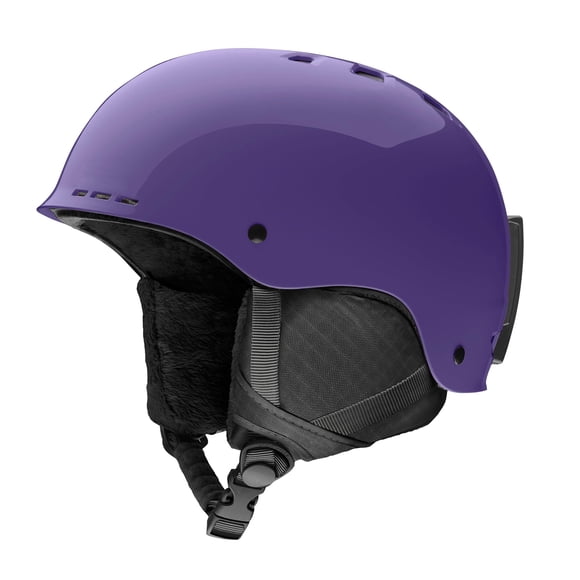 Casco de nieve SMITH Holt Jr. Esquí y tabla de snowboard para niños Black S
