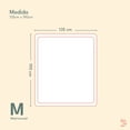 thumbnail image 4 of Colchoneta Memory Foam 7 Cm Dreamlab, Tamaño Matrimonial, Lavanda, 4 of 10