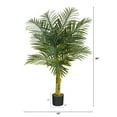 thumbnail image 3 of Nearly Natural 4' Golden Cane Palm Artificial Tree, Green, 3 of 5