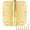 Polished Brass-12 Pack, variant on 3.5 Inch Rounded Interior Door Hinges Matte Black No Squeak 24 Pack