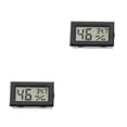 thumbnail image 3 of Moyic Mini termómetro LCD digital -50 ℃ ~ 80 ℃ Temperatura Sensor meteorológico Negro Blanco Comprobador de calibre con de alta Negro 2Conjunto, 3 of 6