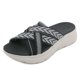 thumbnail image 2 of Zapatos Casa Sandalias Suaves Deslizantes Mujer Correa Cruzada Ligera para El Verano, 2 of 9
