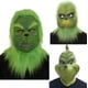 thumbnail image 2 of Nueva venta de máscaras para hombres y mujeres, máscaras de látex verde para fiestas de cosplay con casco adicional, accesorios para disfraces de Halloween y Navidad, 2 of 5