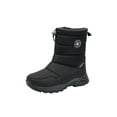 thumbnail image 1 of Colisha Men Winter Warm Shoes Plush Lined Booties Waterproof Round Toe Snow Boots Hiking Non-Slip Solid Cotton Boot Black 5, 1 of 8
