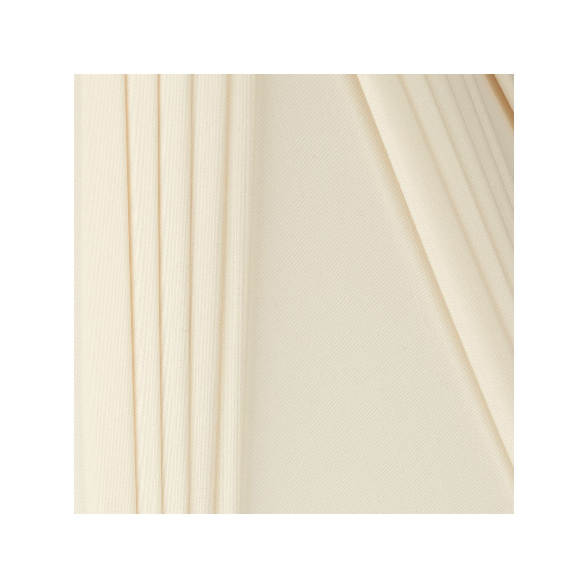 Springcrest Collection Empire Lamp Shade Ivory French Drape Large 6" Top x 17" Bottom x 12" High Spider Harp and Finial Fitting