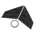 thumbnail image 1 of 2 piezas de repuesto para alerón lateral de espejo retrovisor y rejilla de ventilación para Subaru WRX STI 2015-2021 Negro, 1 of 14