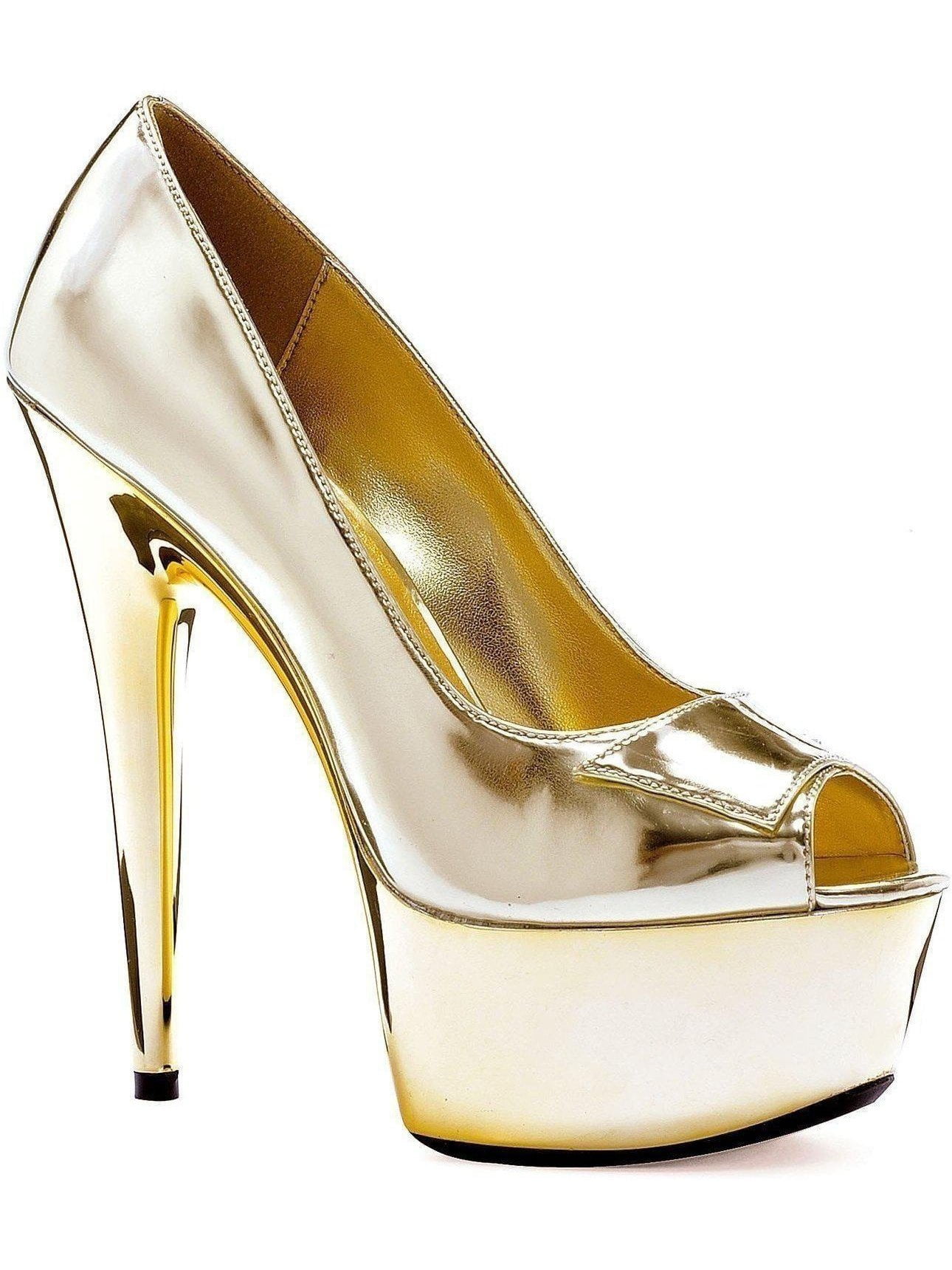 gold high heels canada