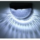 thumbnail image 4 of Lámpara de valla semicircular solar de 6 LED, luz exterior y luz de noche con sombra, lámpara de pared en blanco y negro, lámpara de escalera con forma de gota de agua, 4 of 4