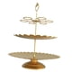 thumbnail image 5 of Soporte para cupcakes, soporte para pasteles, soporte para servir pasteles, elegante soporte para pasteles, plato de frutas Dorado, 5 of 9