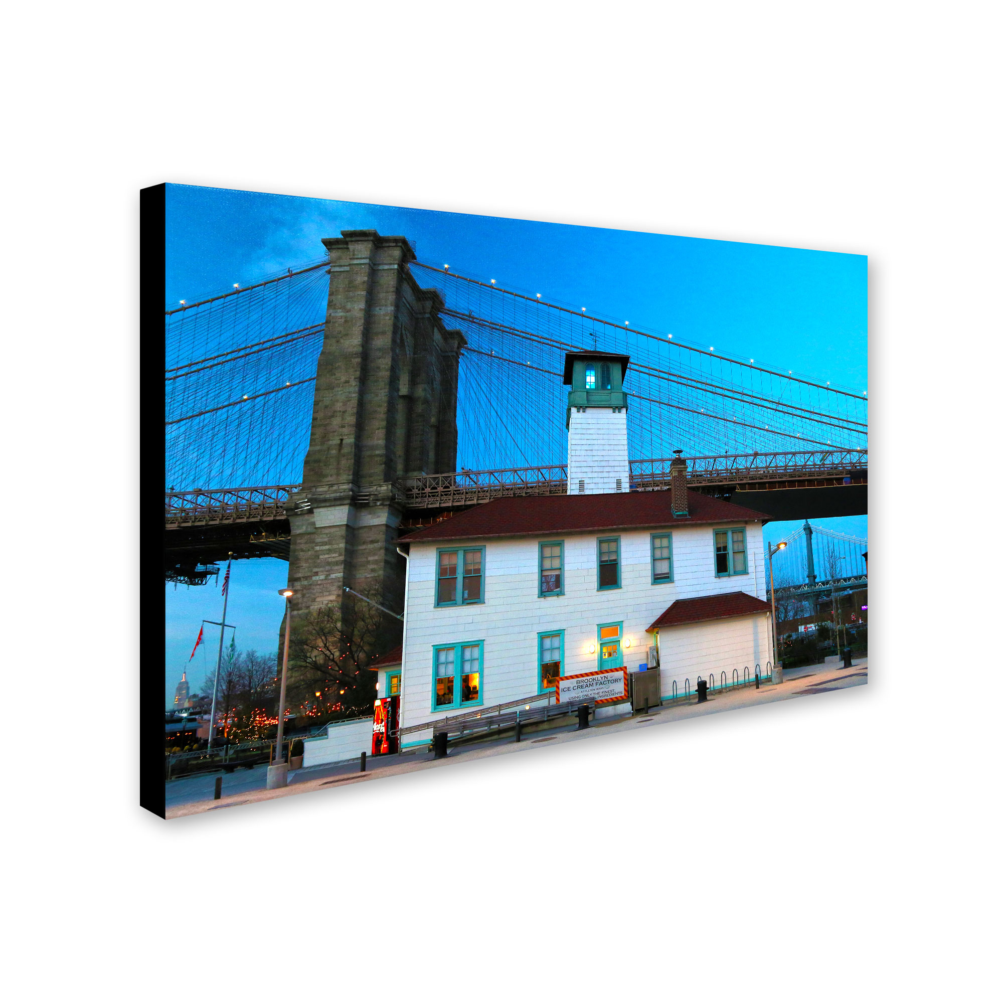 Trademark Fine Art "Brooklyn 1" Canvas Art by CATeyes