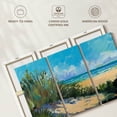 thumbnail image 6 of Elephant Stock Beach Dunes Wall Art - Horizontal Multi Panel Canvas - Living Room Wall Decor - Beach Multi Panel - Turquoise And Blue Decor By Jane Slivka - 33" x 20", 6 of 8