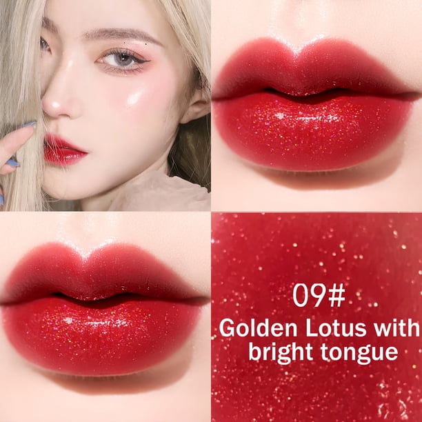 Fiudx Brillo Labial Transparente, Lápiz Labial Líquido, Tinte Labial Hidratante Brillante, 3 Ml