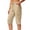 8# Khaki, variant on Long Shorts for Women Petite Lightweight Quick Dry Hiking Cargo Shorts with Pockets Summer Drawstring Bermuda Short Coffee S