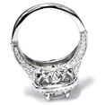 thumbnail image 3 of Pompeii Cushion Double Halo Round Lab Diamond 2 Carat Engagement Ring 14K White Gold, 3 of 3
