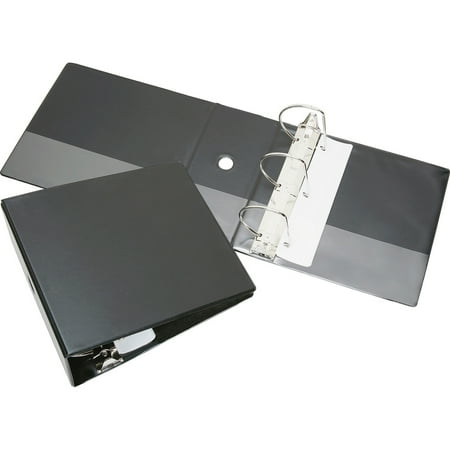UPC: 0071503290649 | SKILCRAFT  NSN3925283  Slant D-ring Binder with Pocket Guards  1 Each  Black