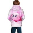 thumbnail image 3 of Youth Kirby Hoodies 3d Print Pullover Hooded Sweatshirt With Pocket For Boys Girls, 3 of 7