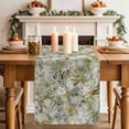thumbnail image 2 of Table Runner 90 Inches Long for Kitchen Dining, Tropical Leaf Dresser Scarf Farmhouse, Dining Table Decorations for Wedding/Parties, Palm Leaves Plants Vintage Spring Green 13 x 90 In, 2 of 8