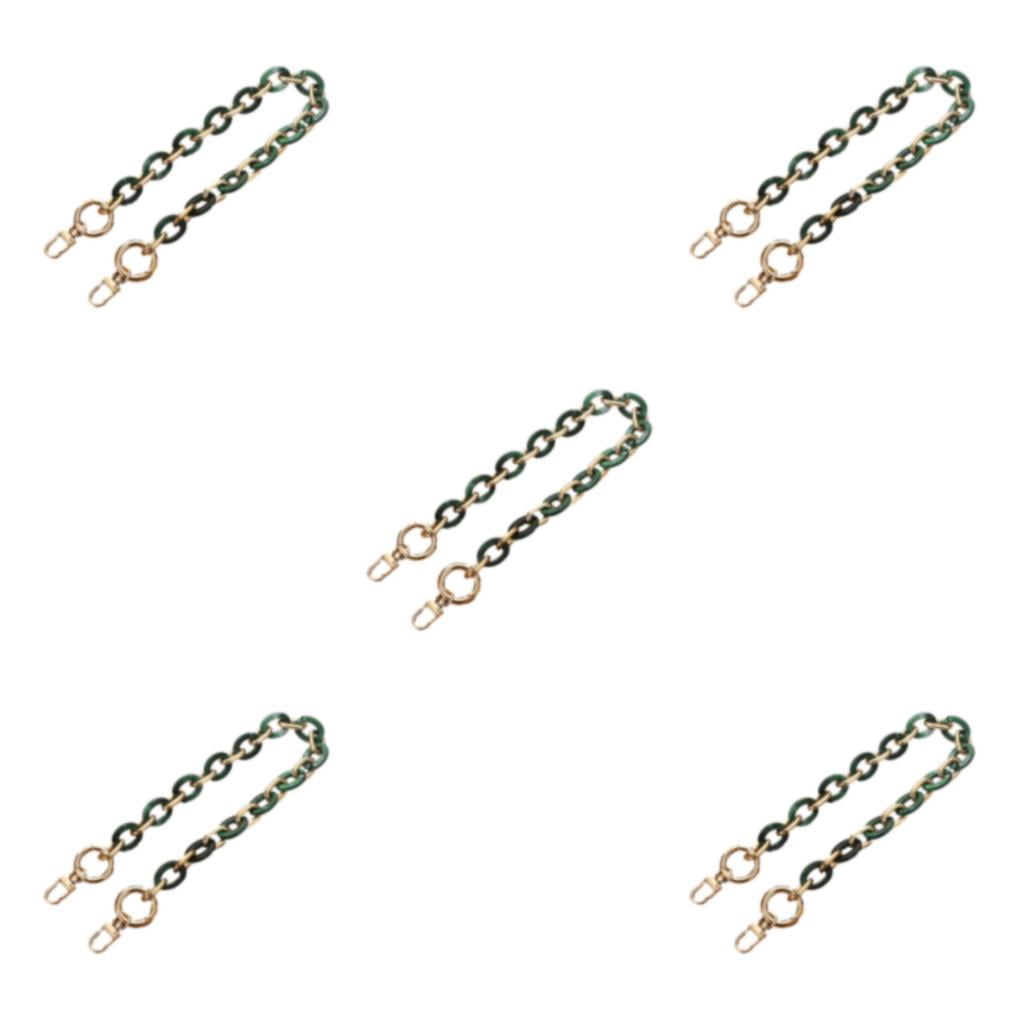 Destyer Made With Resin Resilient Bag Chains For Long lasting Purse Chain Straps Bag Chain Straps Good Gifts L204 LS 5Set