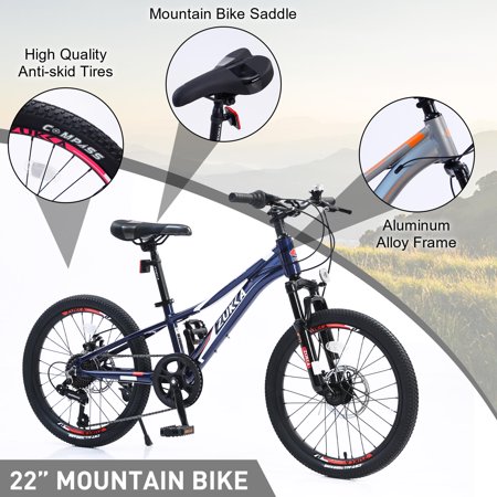20 7-Speed Mountain Bike for Kids - Lightweight, Durable Frame, Perfect for Outdoor Adventures