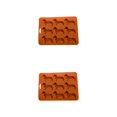 thumbnail image 1 of Matsuzay Molde multiusos para perro Dachshund, para hornear, hacer cubitos de hielo o crear Naranja 2Conjunto, 1 of 6