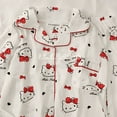 thumbnail image 4 of Cute Hello Kitty Kuromi Sanrio pajamas for women spring and autumn long-sleeved trousers ins style cartoon student home wear set, 4 of 15