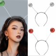 thumbnail image 2 of Yokua Girl Cartoon Headbands Glitter Antenna Headwear Hairbands Fun Headwear, 2 of 17