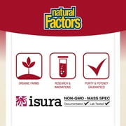 CranRich by Natural Factors, Super Strength Cranberry Concentrate, Antioxidant Supplement for Urinary Tract Support, Non-GMO, 180 Capsules