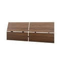 thumbnail image 2 of Nexera Rebel 3 Piece Bedroom Set, Walnut and Charcoal, 2 of 4