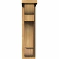 thumbnail image 2 of 5 1/2"W x 14"D x 22"H New Brighton Smooth Corbel w/Backplate, Western Red Cedar, 2 of 9