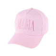 thumbnail image 2 of CTM  Mama Striped Baseball Cap (Women), 2 of 4