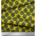 thumbnail image 2 of Soimoi Poly Georgette Fabric Floral Block Decor Fabric Printed Yard 42 Inch Wide, 2 of 3