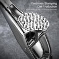 thumbnail image 4 of Garlic Press Garlic Crusher Stainless Steel Garlic Press, Professional Crusher Convenient Dishwasher Clean Garlic Crusher With Non-slip Handle For Res, 4 of 5