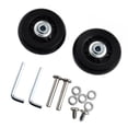 thumbnail image 3 of 1Set Luggage Wheel Suitcase Replacement Wheels Black with Screw, 3 of 8