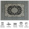thumbnail image 3 of Area Rug Rectangle Carpet, Traditional Style Floral Pattern Printed Pattern Area Rugs, Distressed Design Washable Rugs, With Nonslip Backing Carpet, For Indoor Bedroom Living Room Home Office, 3 of 7