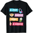 thumbnail image 1 of Moda K-Pop para fans de los K-dramas y productos K-Pop coreanos Camisetas Ropa Kawaii Ropa Coreana Camiseta, 1 of 7