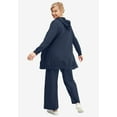 thumbnail image 2 of Ellos Women's Wide Leg French Terry Sweatpant, 2 of 3