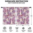 thumbnail image 2 of Blackout Kids Curtains,Goldendoodle Dog and Flower Floral Childrens Insulated Curtains Set Of 2,Bedroom Essentials,Toddler Room Decor 42x54in(106x137cm), 2 of 4