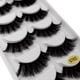thumbnail image 3 of 10Pcs Pestañas Postizas 3D Reutilizables Perfecl Color Negro 5 Pares, 3 of 8