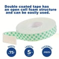 thumbnail image 6 of 1Roll (1.0" x 177" ) Double Sided Foam Tape, Heavy Duty Mounting 3MM Self-Adhesive Mounting Tape Indoor  Waterproof for Walls, Doors, Wood, Metals, Glass, Papers, 6 of 7