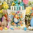 thumbnail image 4 of HongHeng Clearance Under $2.00 18IN Easter Pillow Covers Spring Easter Throw Pillow Covers Easter Bunny Eggs Cushion Covers Pillow Cases for Home Outdoor Sofa Couch Decoration Linen Fabrics, 4 of 6