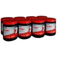 thumbnail image 3 of WypAll Waterless Industrial Cleaning Wipes (58310), Heavy Duty Moist Wipers, 8 Portable Canisters of 50 Sheets, 3 of 4